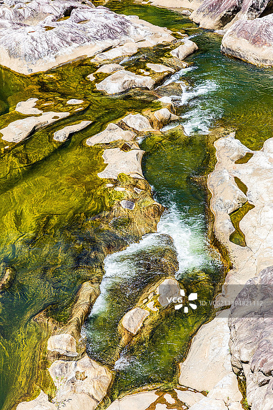 安徽六安金寨县燕子河大峡谷风光图片素材