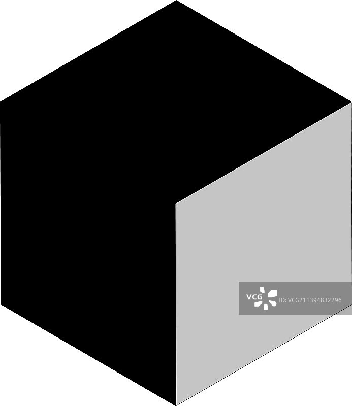 2.5D立方体元素图标立体主义抽象3D图片素材