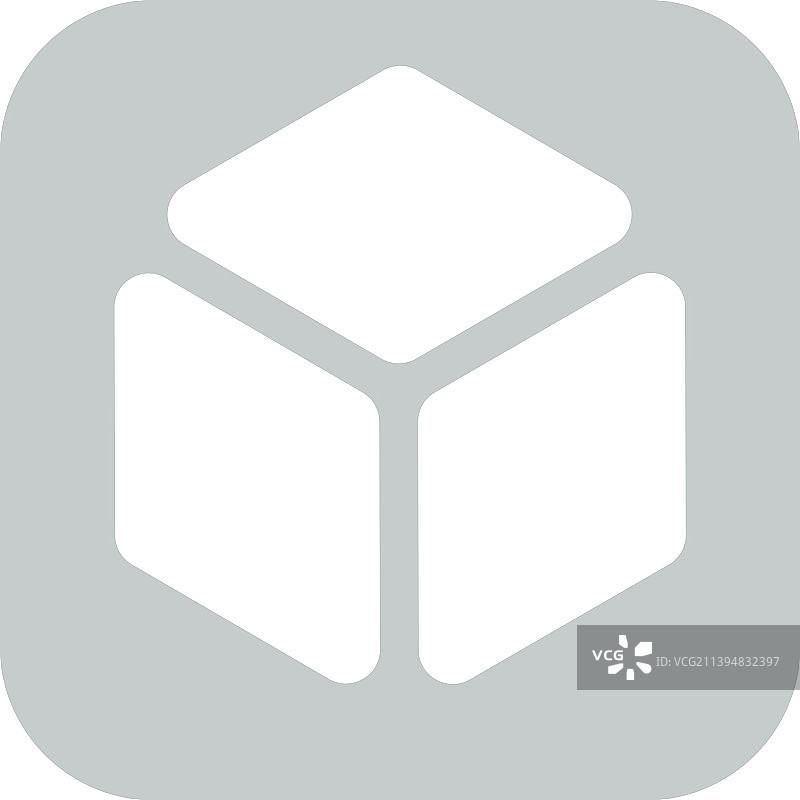 2.5D立方体元素图标立体主义抽象3D图片素材