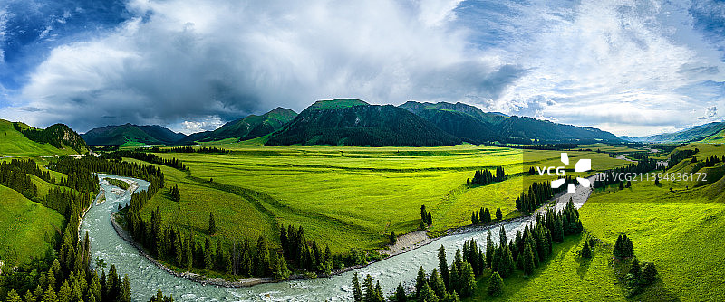 唐布拉草原图片素材