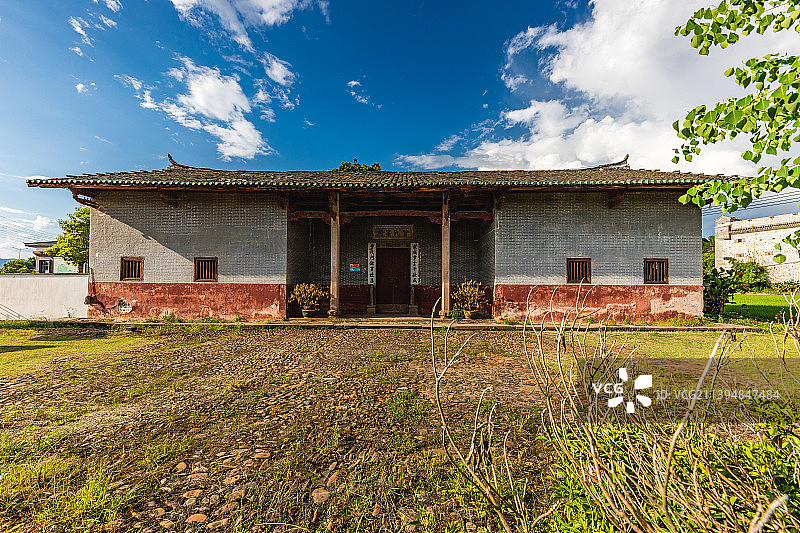 广东省韶关市始兴县东湖坪村古建筑图片素材