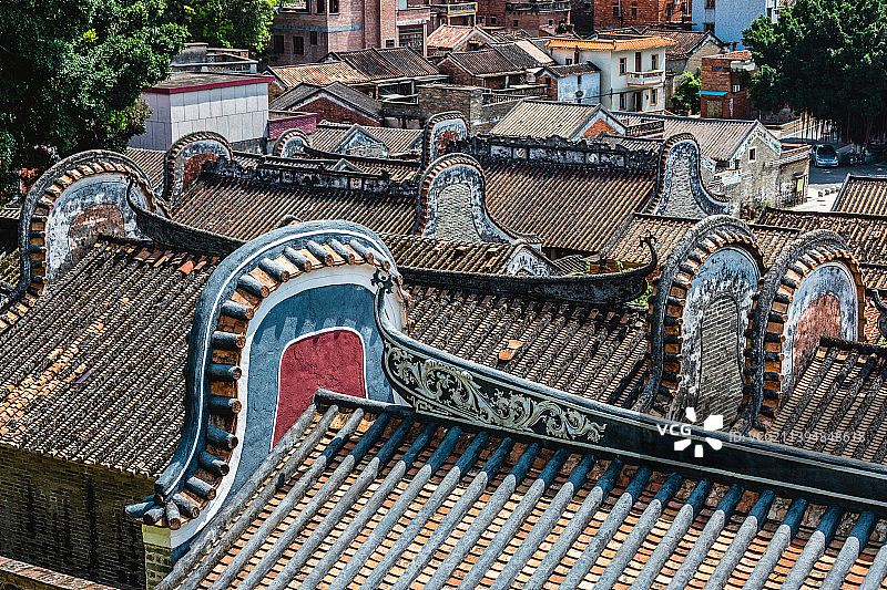 广东省佛山市三水区长岐村古建筑图片素材