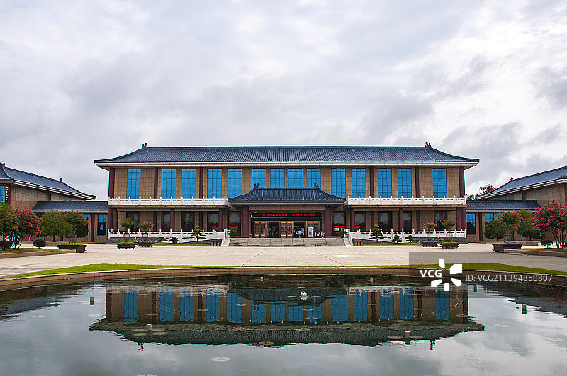 中国湖北钟祥明显陵图片素材