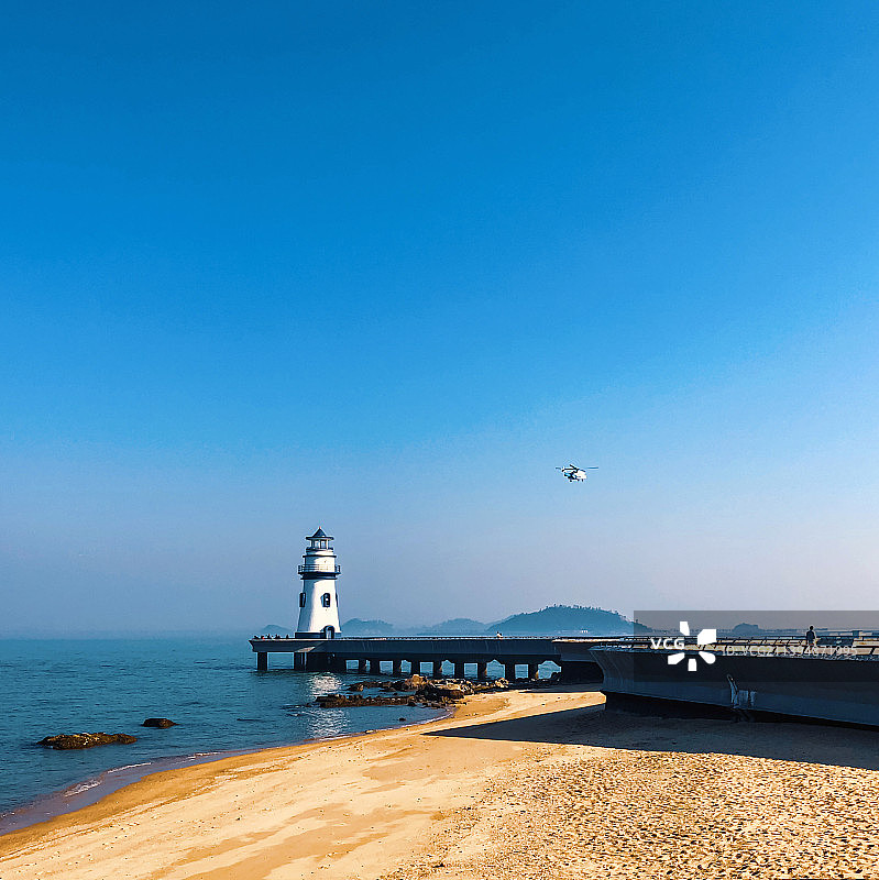 海边的惬意下午图片素材
