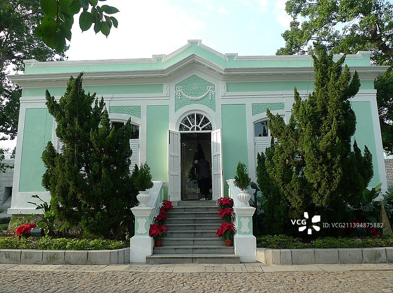 澳门龙环葡韵住宅式博物馆, 绿色建筑图片素材