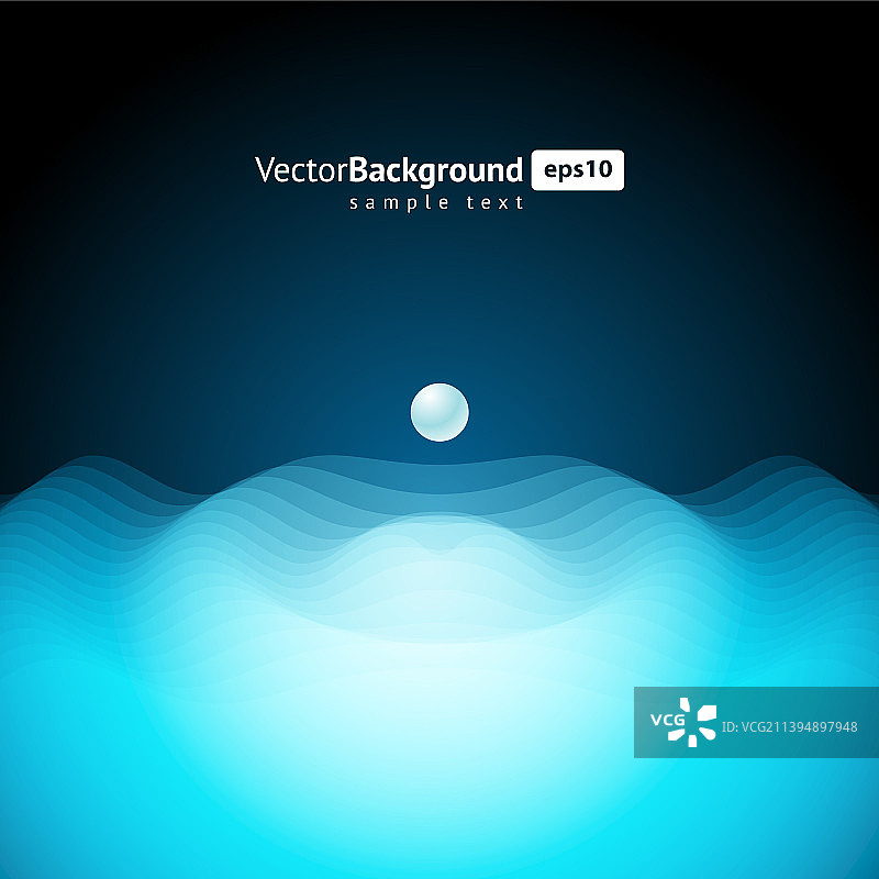 纯净水滴落入水中图片素材