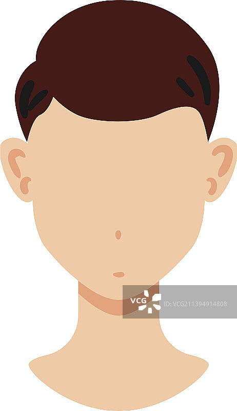 男人理发头部特写图片素材