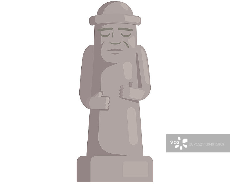 古代石雕人像图片素材