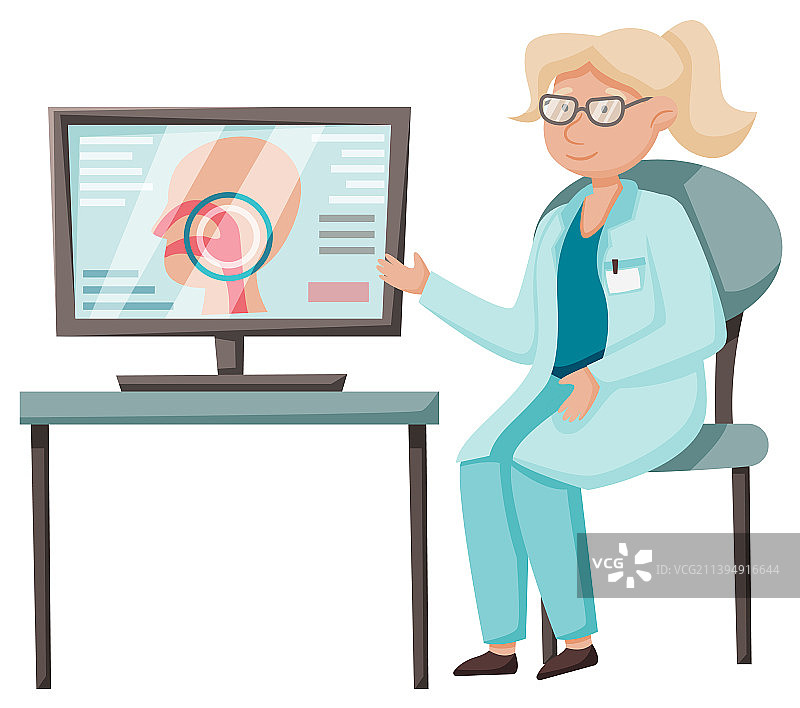 医疗保健体检病人图片素材