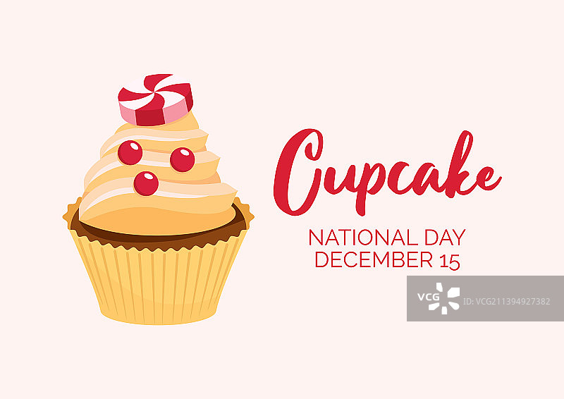 12月15日国家纸杯蛋糕日图标图片素材