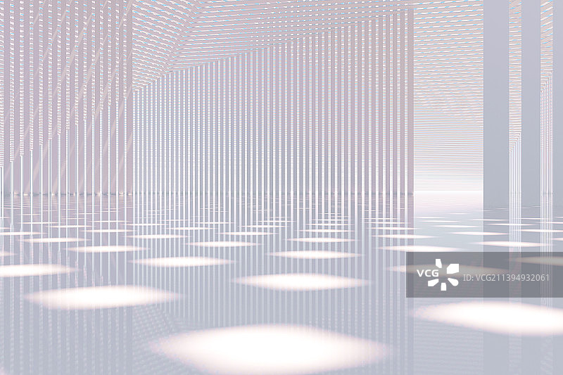 3D艺术中心建筑空间图片素材