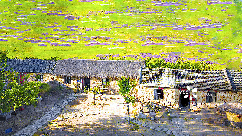 石老山老屋图片素材