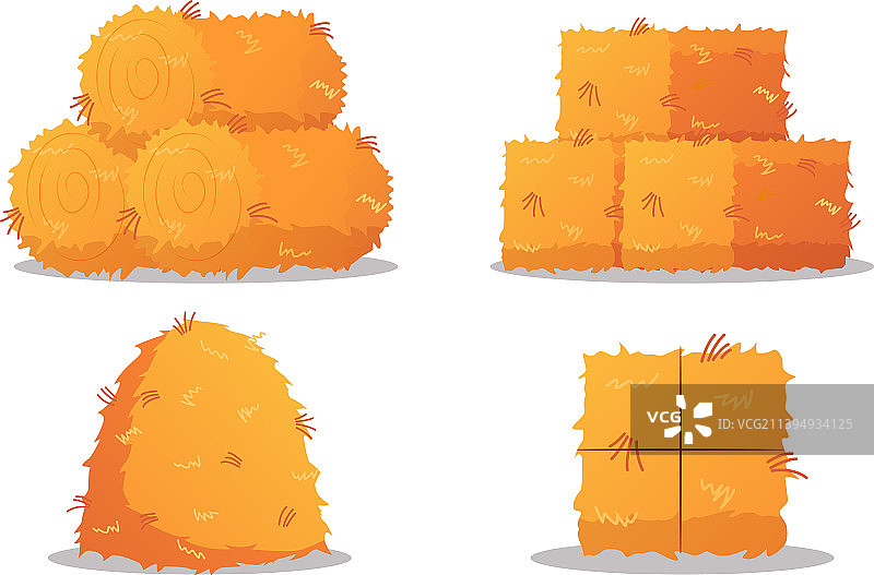 干草捆图片素材