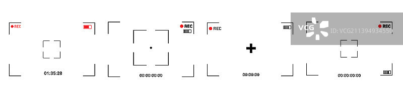 带相机和数码背景的图片图片素材