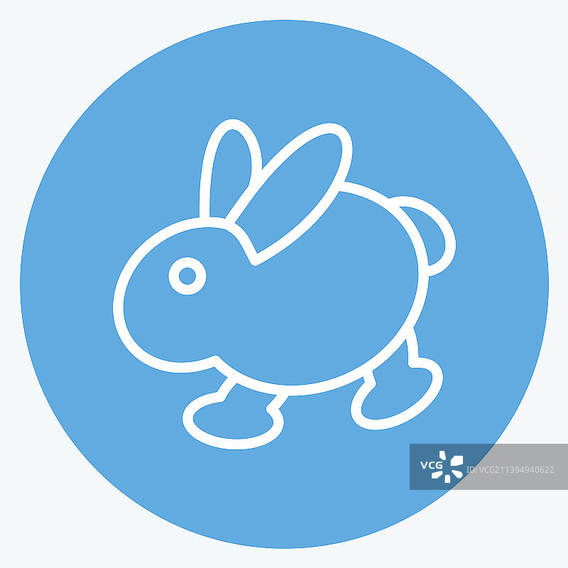 肉用兔子图标图片素材