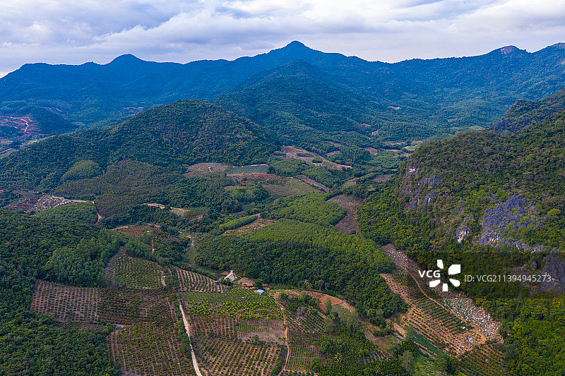 海南东方村落风光图片素材
