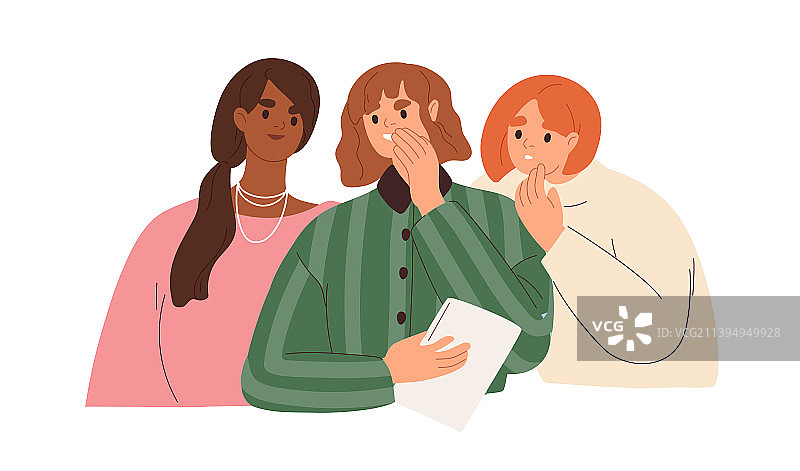 女朋友们在说闲话图片素材