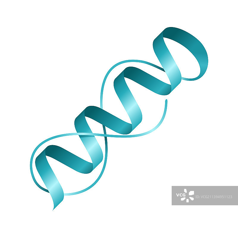 蛋白质结构-分子3D图标图片素材