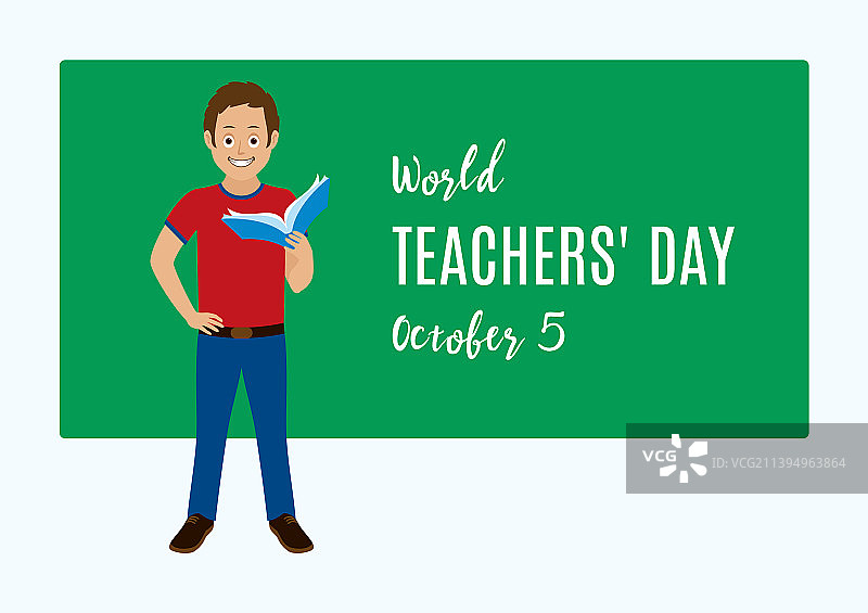 世界教师日男人手持书籍图标图片素材