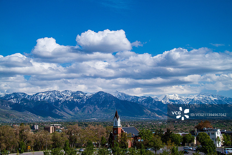 美国犹他州盐湖城（Sait Lake City,Utah,USA)图片素材