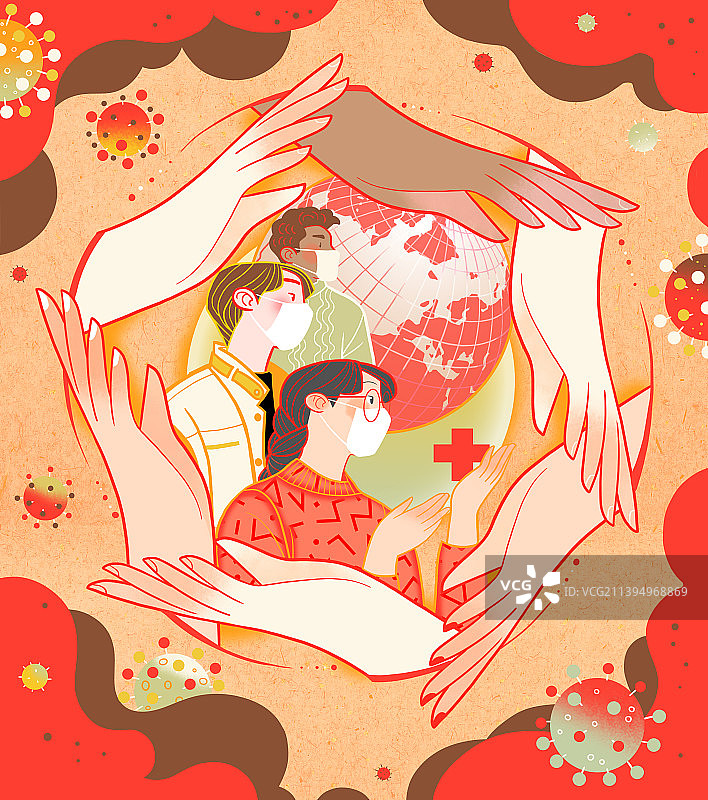 新冠肺炎疫情在全球的蔓延使全球卫生治理再次成为各方关注的焦点图片素材