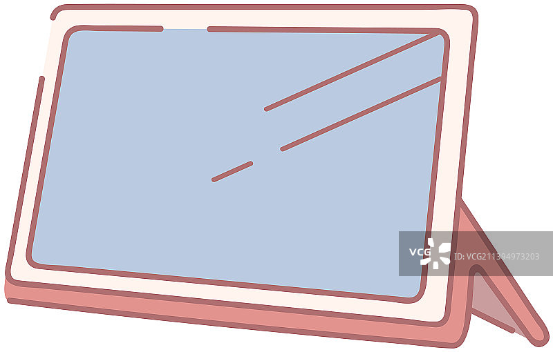 带支架的智能平板电脑设备图片素材