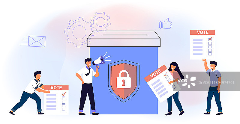 在线调查投票选举公民图片素材