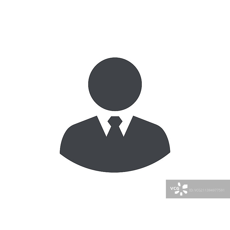 经理图标简约商务人士实体图片素材