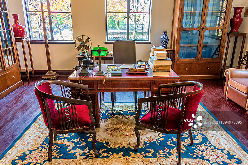 中国江苏南京中国近代史遗址博物馆内景图片素材