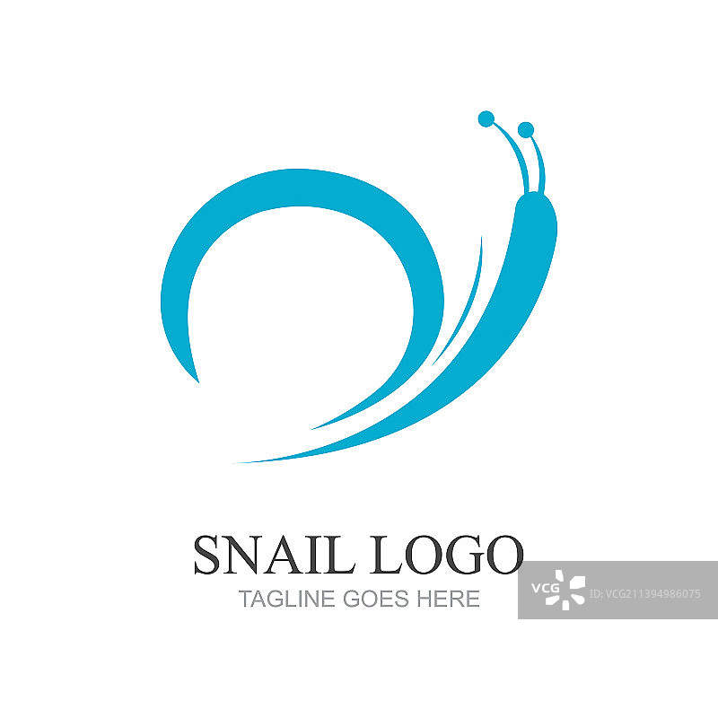 蜗牛Logo设计模板图片素材