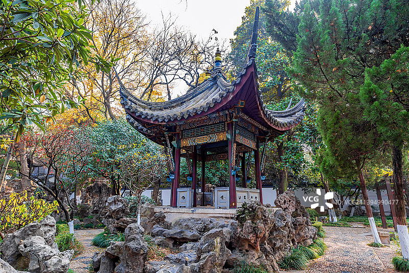 中国江苏南京中国近代史遗址博物馆煦园图片素材