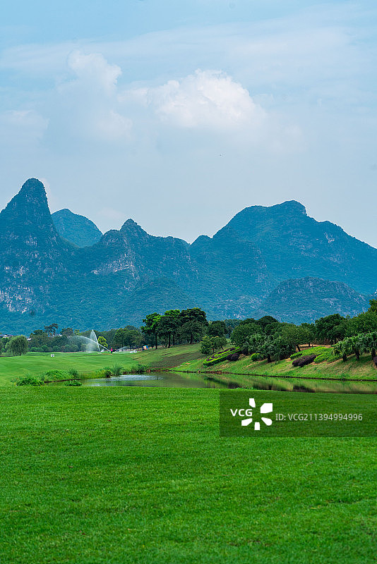 旅居生活桂海晴岚图片素材