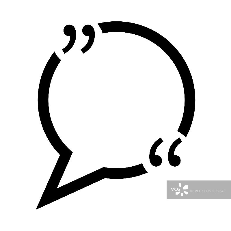 标注和双引号图标图片素材