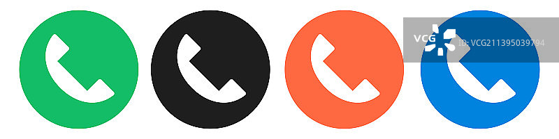 彩色手机图标合集图片素材