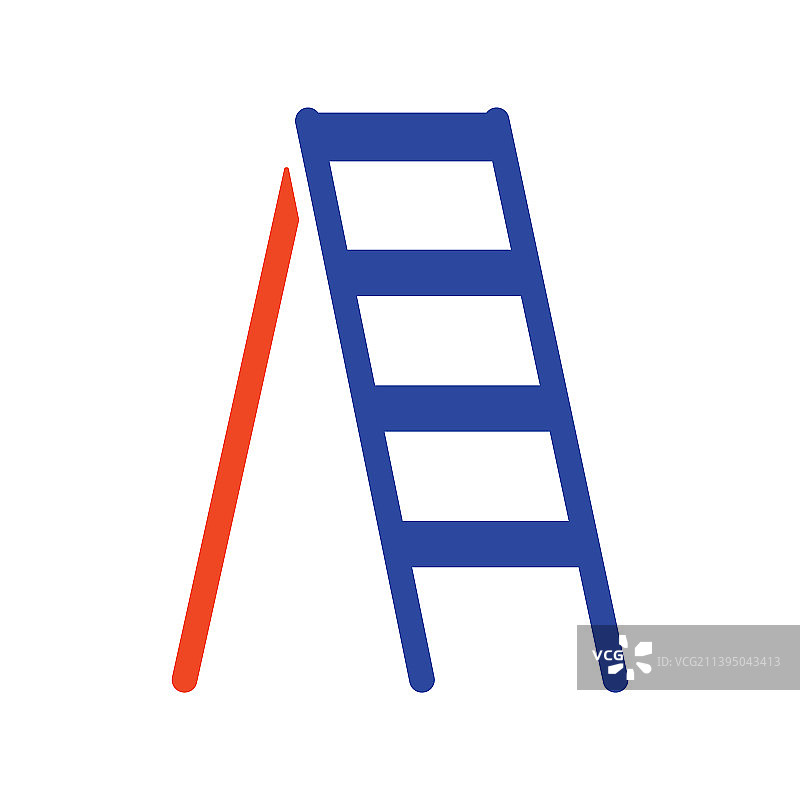 花园阶梯式梯子图标图片素材