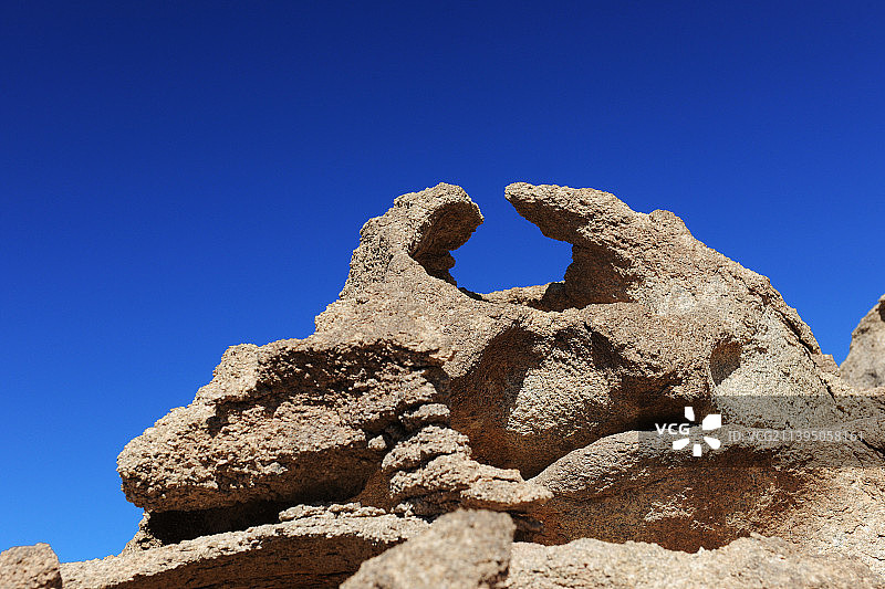 内蒙古，阿拉善，怪石林风景。图片素材