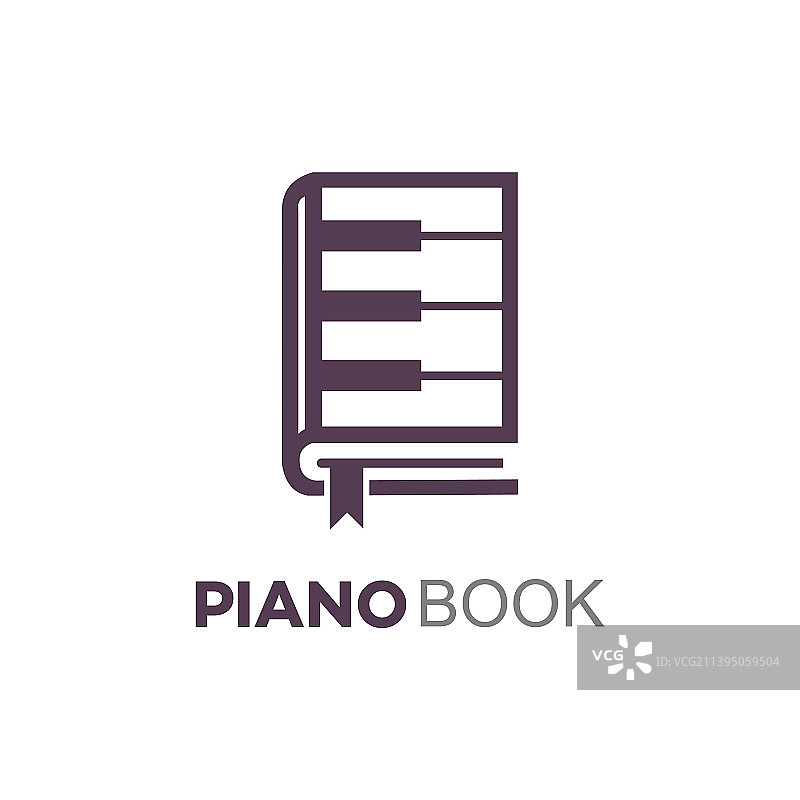 钢琴和弦书音乐Logo图标图片素材