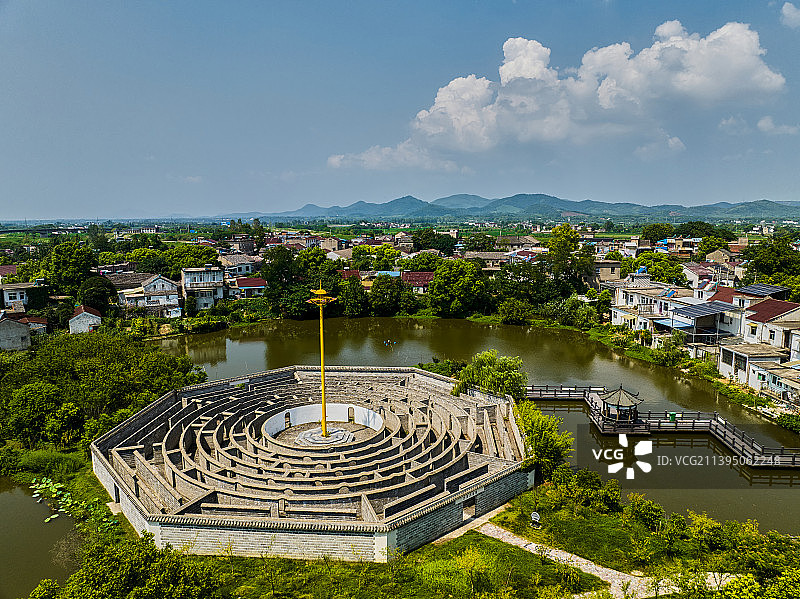 芜湖市南陵县许镇镇黄墓村风光图片素材