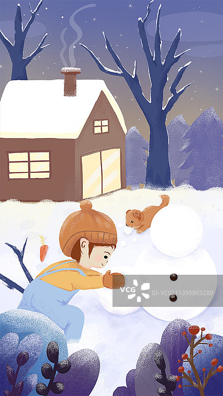 节气插画图片素材