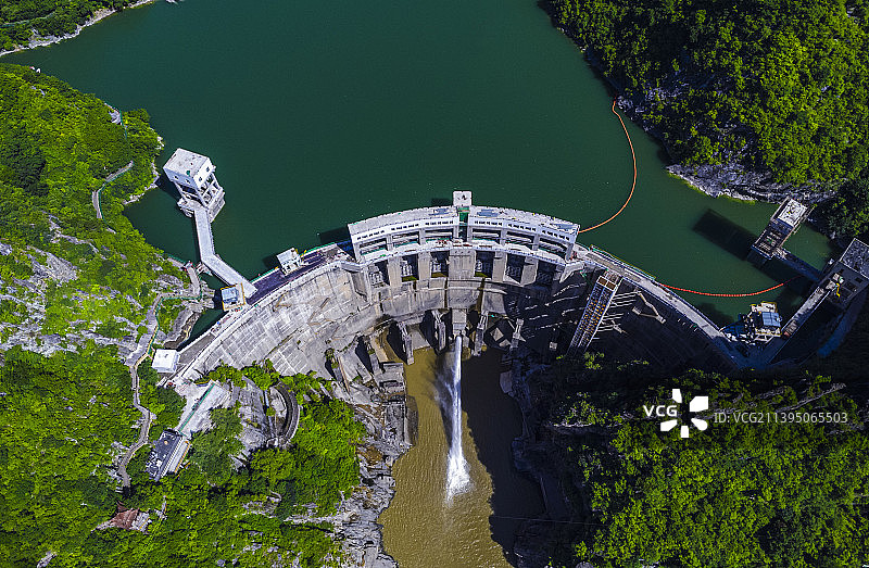 褒河水库电站图片素材