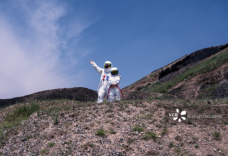 内蒙古乌兰察布市乌兰哈达火山。图片素材