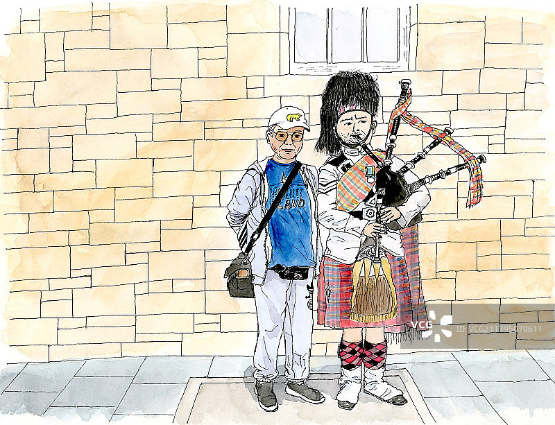 苏格兰风笛图片素材