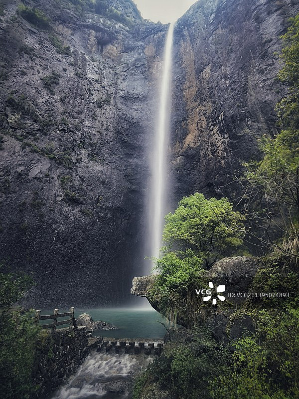 永嘉百丈瀑图片素材