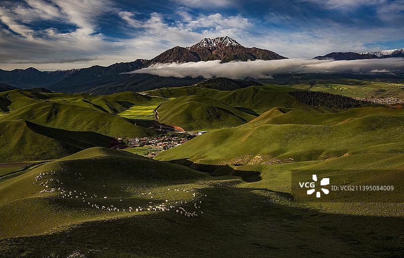 醉美祁连山图片素材