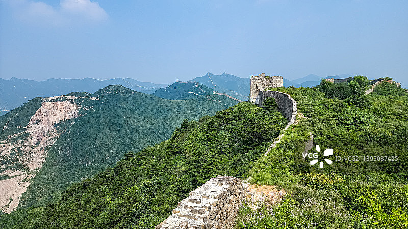 唐山市 迁安 白羊峪大理石古长城图片素材