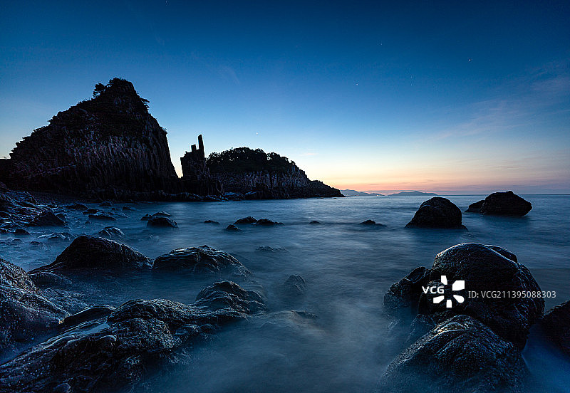 花岙岛日出图片素材