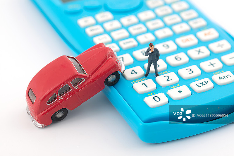 微缩创意购买车辆图片素材