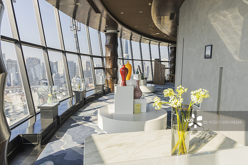 现代风格的室内空间-展厅图片素材