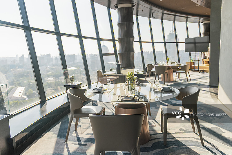 现代豪华餐厅内部图片素材