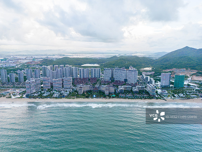 广东汕尾金町湾沙滩图片素材